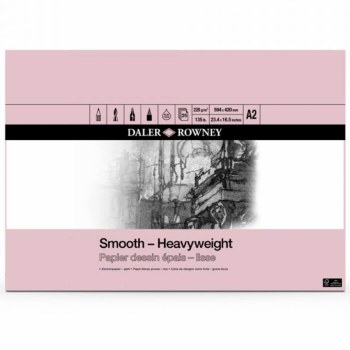 Daler Rowney Smooth Heavyweight Pad A2 220gsm