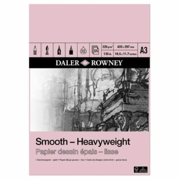 Daler Rowney Smooth Heavyweight Pad A3 220gsm