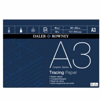 Daler Rowney Tracing Pad A3 90gsm