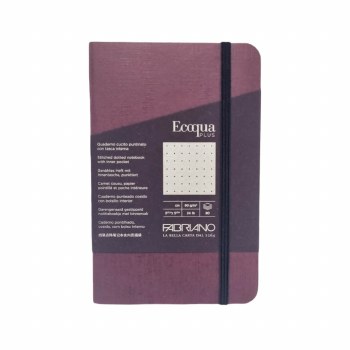 EcoQua Plus Dots Notebook A5 - Wine