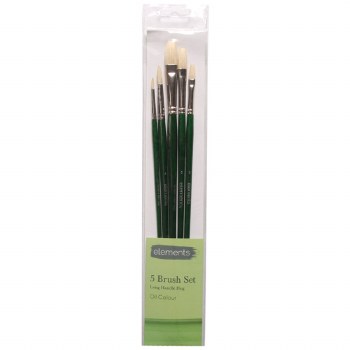 Elements Long Handle Oil Brush - Pack of 5