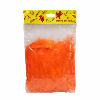 Feathers Orange 200s 7cm