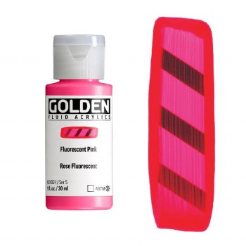 Golden Fluid 30ml Fluorescent Pink