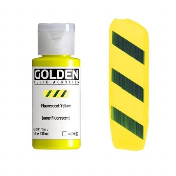 Golden Fluid 30ml Fluorescent Yellow