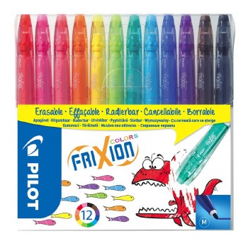 Pilot Frixion Erasable Pens Set Assorted Colours 12pk