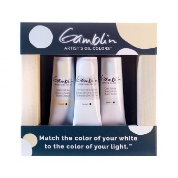 Gamblin Whites Painting Set