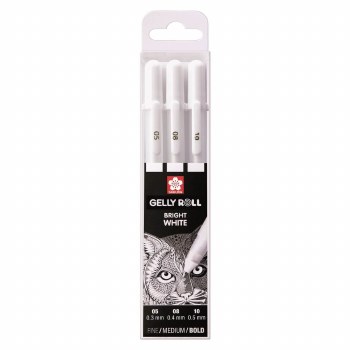 Gelly Roll Set of 3 White