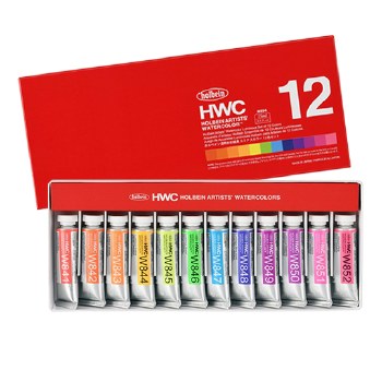 Holbein Artist's Watercolour Luminous Set 12x5ml