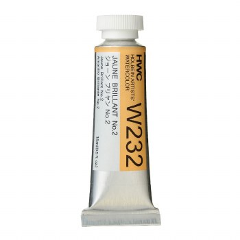 Holbein 15ml Artist Watercolour W232 - Jaune Brilliant No.2