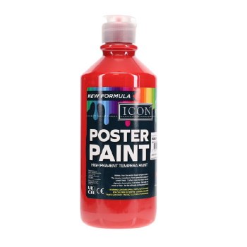 Poster Paint 500ml Red