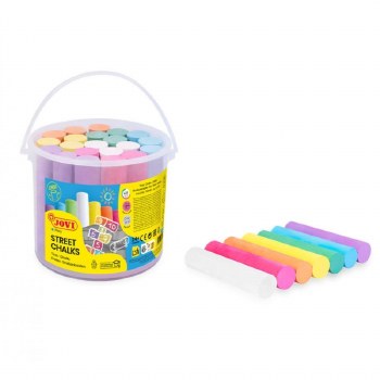 Jovi Jumbo Street Chalk 21pc Assorted Colours