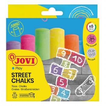 Jovi Jumbo Street Chalk 6pcs