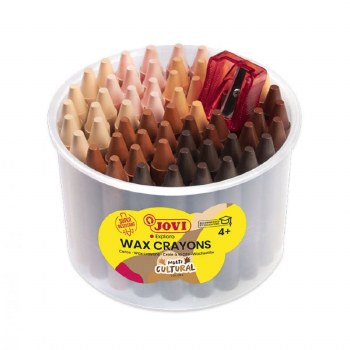Jovi Jumbo Crayons 60pcs Multicultural