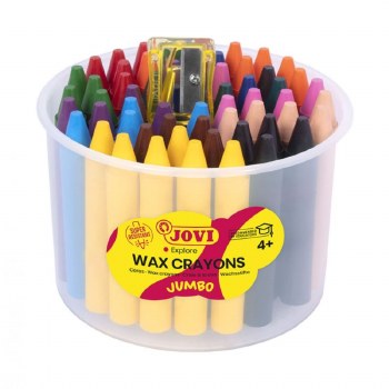 Jovi Jumbo Crayons 24pcs  Assorted Colours