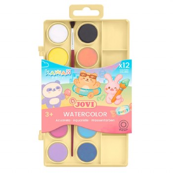 Jovi Kawaii Watercolour Set of 12