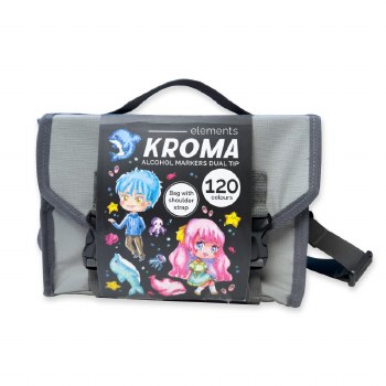 Kroma Alcohol Marker Set of 120 in Storage Bag