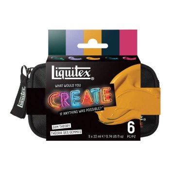 Liquitex Gem Theory Heavy Body Set