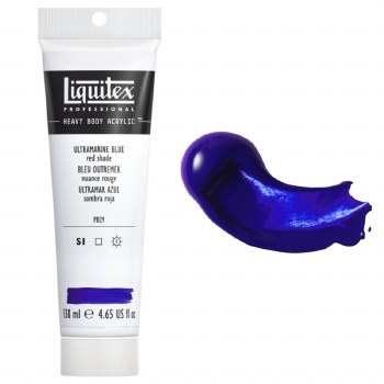 Liquitex Heavy Body 138ml Ultramarine Blue Red Shade