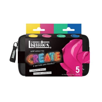 Liquitex Illuminated Bright Set