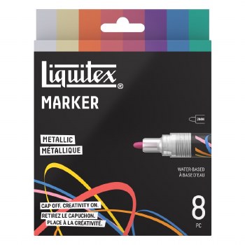 Liquitex Metallic Marker Set - 8pcs x 2mm