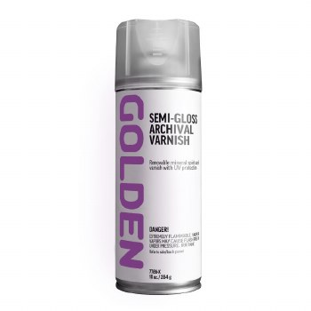 Golden Archival Spray Varnish 400ml - Semi Gloss