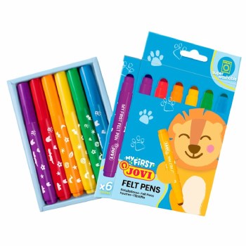 Jovi My First Felt Pens - 6pcs