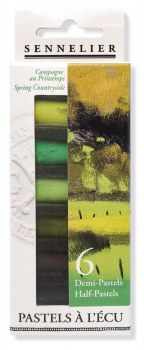 Sennelier 1/2 Soft Pastels Set of 6 - Spring Countryside