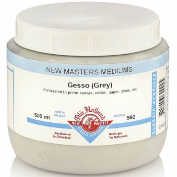 New Masters 500ml Grey Gesso