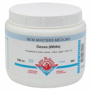 New Masters 500ml White Gesso
