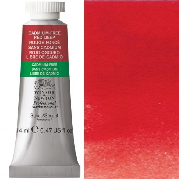 W&N Professional Watercolour 14ml Cadmium Free Red Deep