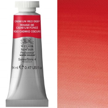 W&N Professional Watercolour 14ml Cadmium Red Deep