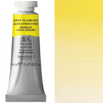W&N Professional Watercolour 14ml Lemon Yellow Deep