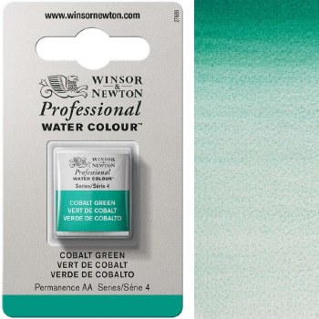W&N Professional Watercolour Half Pan Cobalt Green