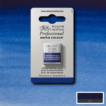 W&N Professional Watercolour Half Pan Indanthrene Blue