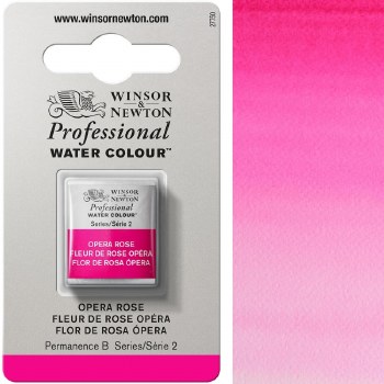 W&N Professional Watercolour Half Pan Opera Rose