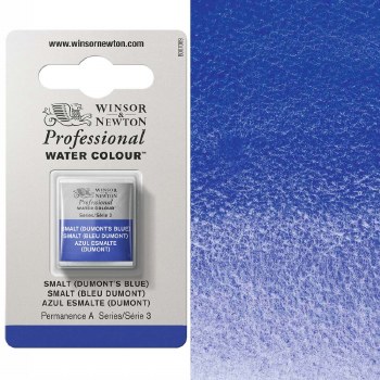W&N Professional Watercolour Half Pan Smalt (Dumont Blue)