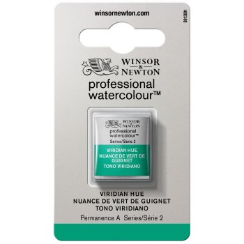 W&N Professional Watercolour Half Pan Viridian Hue