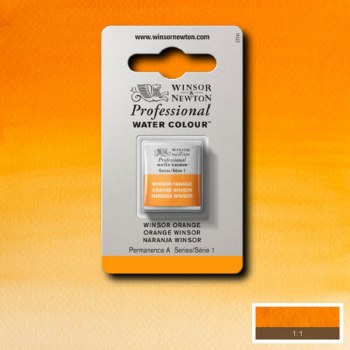 W&N Professional Watercolour Half Pan Winsor Orange