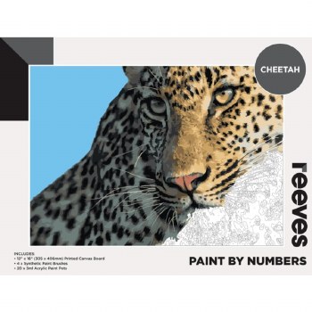 Paint by Numbers Cheetah