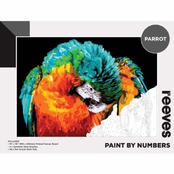 Paint by Numbers Parrot