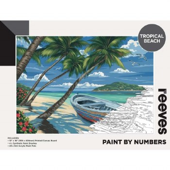 Paint by Numbers Tropical Beach