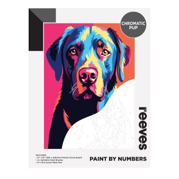 Paint by Numbers Chromatic Pup
