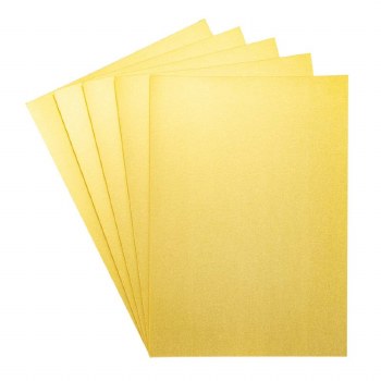 Crafter's Companion Peal Metallic A4 Card 10 Sheets - Pale Gold