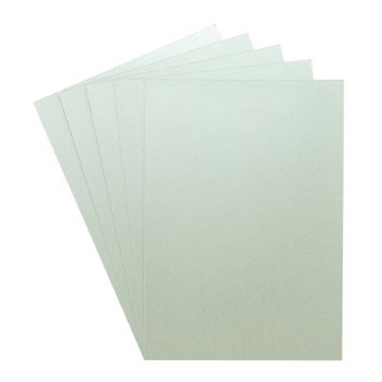 Crafter's Companion Peal Metallic A4 Card 10 Sheets - Silver