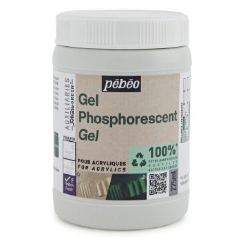 Pebeo Studio Green - Phosphorescent Gel 225ml