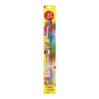 Jovi Plastillina Box - Assorted Colours 37pcs x 15g