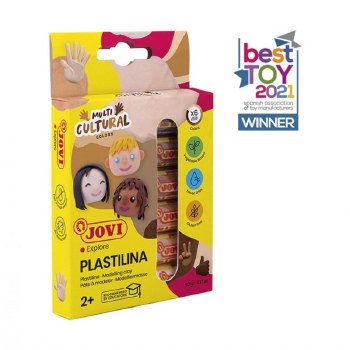 Jovi Plastillina Box - Multicultural Colours 6pcs x 15g
