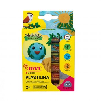 Jovi Plastillina Box - Nature 6pcs x 15g