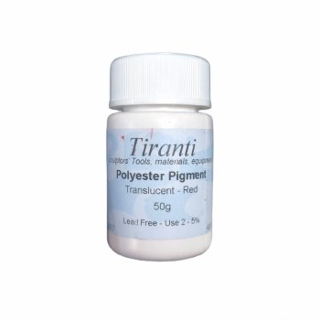 Polyester Pigment Translucent - Red 50g