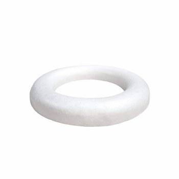 Polystyrene Half Wreath 30cm